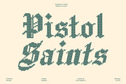 CS Bristol Stitched, a Blackletter Font by Craft Supply Co. (Thumbnail 2 of 8)