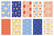 COASTAL - Summer Graphics Bundle, a Pattern Graphic by Katrinelly (Thumbnail 6 of 10)
