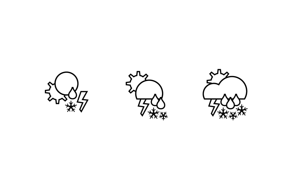Weather, Outline, Set 1 - Icon Pack, an Icon by Jure Kožuh | Creative ...