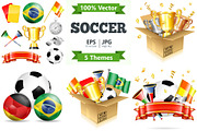 Soccer Icons, Posters and Concepts, a Sport Illustration by TAlex (Thumbnail 1 of 6)
