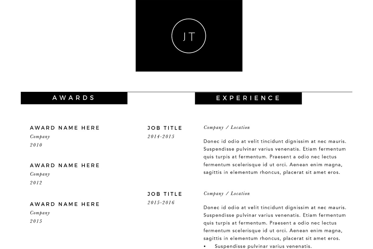 Resume Template 3 Page | CV Template, a Resume Template by The Template Depot (Photo 5 of 5)