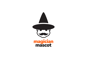 magic boy head logo design flat, a Branding & Logo Template by devastd