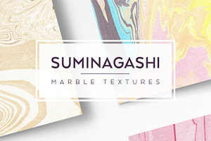 Suminagashi Marble Textures