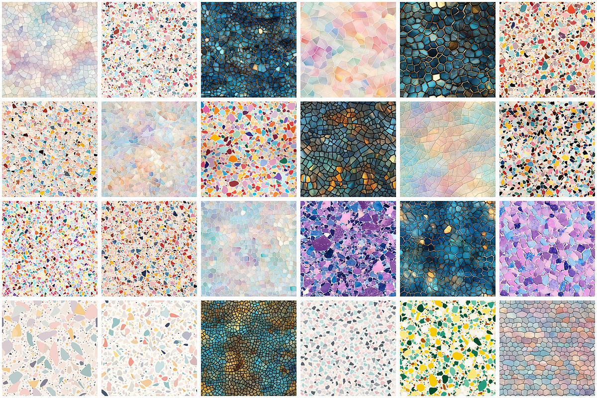 Terrazzo Seamless Pattern, a Pattern Graphic by Forhadx5 (Photo 3 of 6)