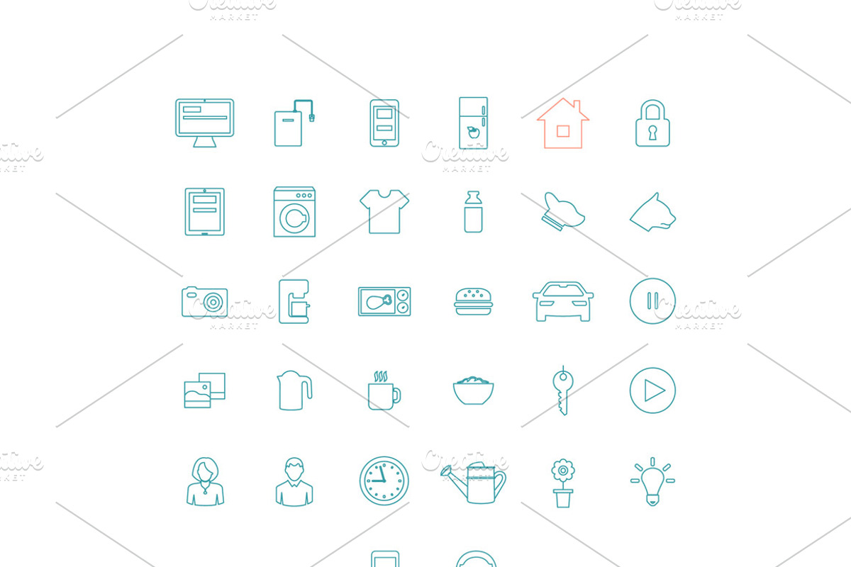 Internet Of Things Icons, an Icon by ConceptCafe (Photo 2 of 3)