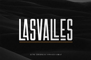 Las Valles Ultra Condensed Typeface, a Sans Serif Font by Kaligra.co (Thumbnail 23 of 23)