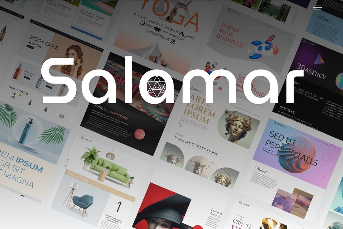 Salamar - multipurpose html template, a HTML Template by salamar (Photo 1 of 2)