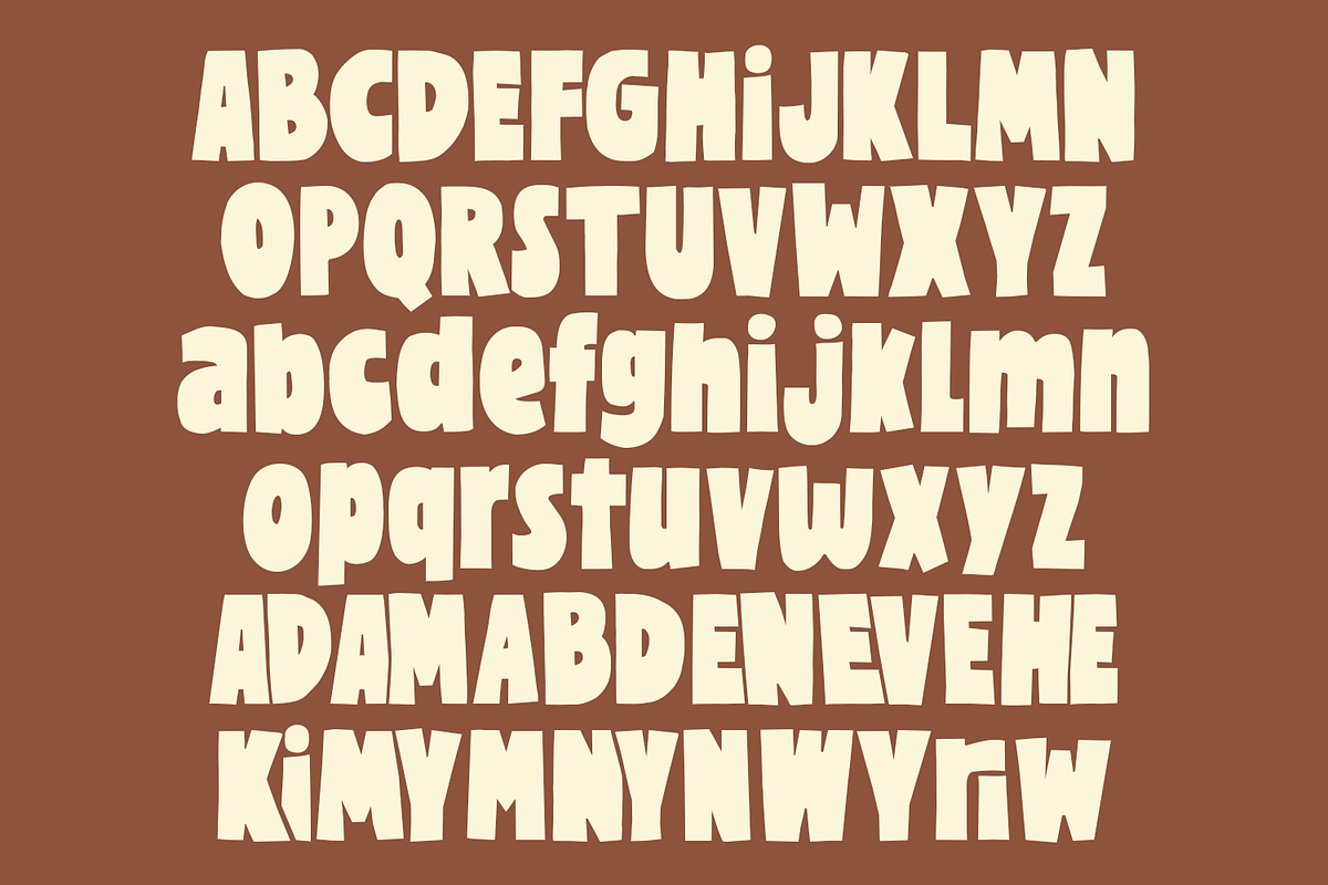 Crumble Cheesecake Bold Playful Font, a Handwritten Font by Viswell (Photo 10 of 11)