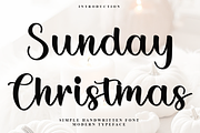 Sunday Christmas, a Handwritten Font by FreshTypeINK (Thumbnail 1 of 9)
