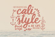 Cali Style Font, a Script Font by Outback Design Co. (Thumbnail 1 of 11)