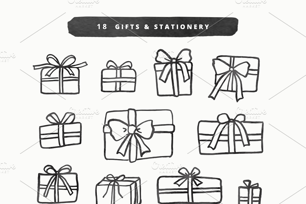 447 Whimsical Christmas Bundle, a Seasonal Illustration by Pink Coffie (Photo 5 of 10)