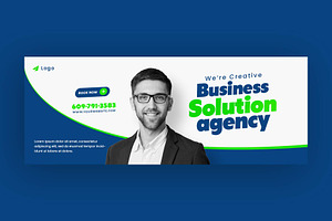 Marketing Agency Facebook Cover, a Social Media Template by Saman Osama