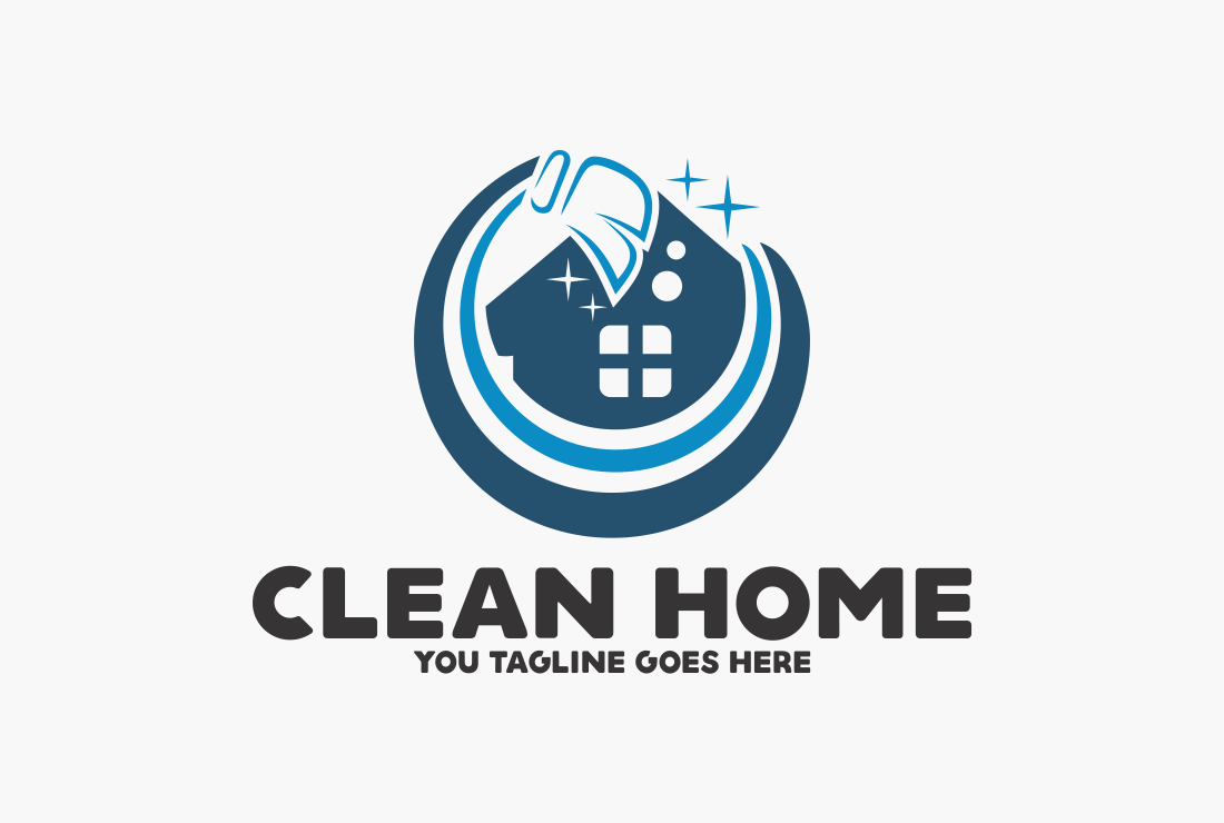 Clean Home, A Branding & Logo Template By Brandlogo