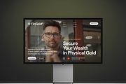 Fingold: Wealth & Banking Template, a Landing Page Template by Saidmakhmud (Thumbnail 1 of 4)