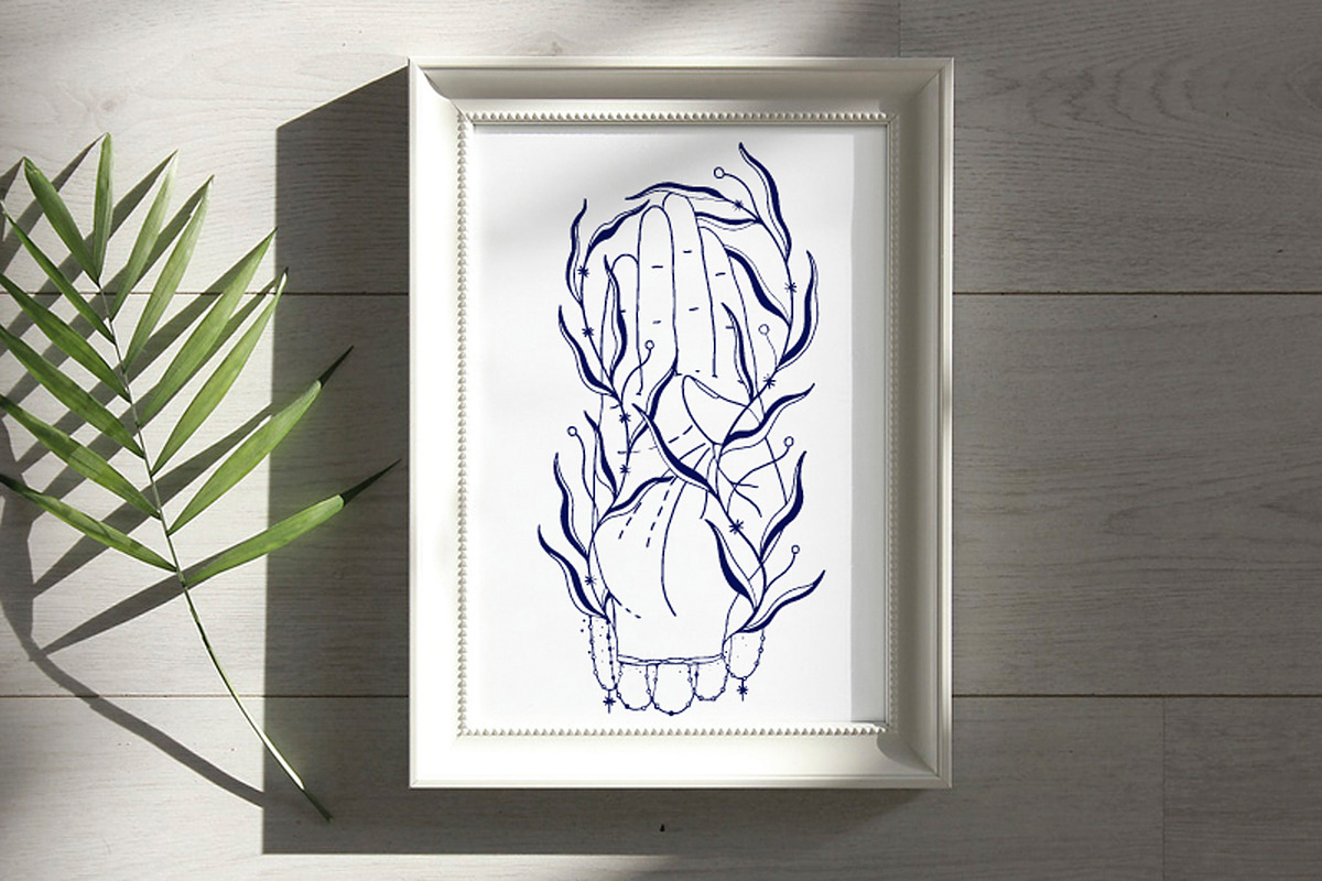 Spiritual symbol.Graphic collection., a Decorative Illustration by Moonflora (Photo 6 of 7)