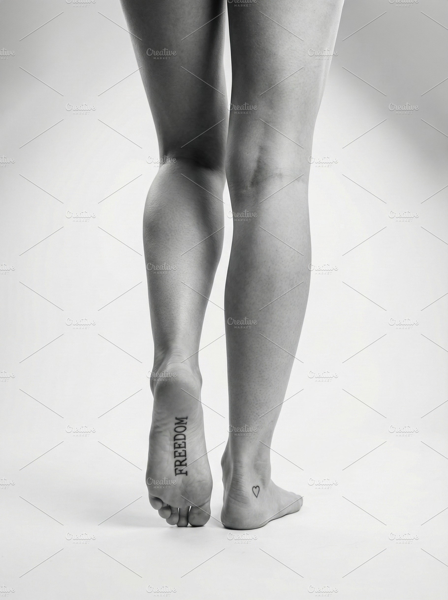 Woman's Legs and Feet with Freedom, a Person Photo by Virgo Studio