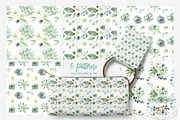 Succulents, White Flowers & Greenery, an Illustration by Kim Thoa Designs (Thumbnail 8 of 12)
