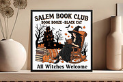 Halloween Fall Witch Salem Book Club, an Illustration by DreamCafeArt (Thumbnail 5 of 7)