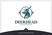Deer Head Logo Template, a Branding & Logo Template by LOGOMAGINE (Thumbnail 8 of 16)