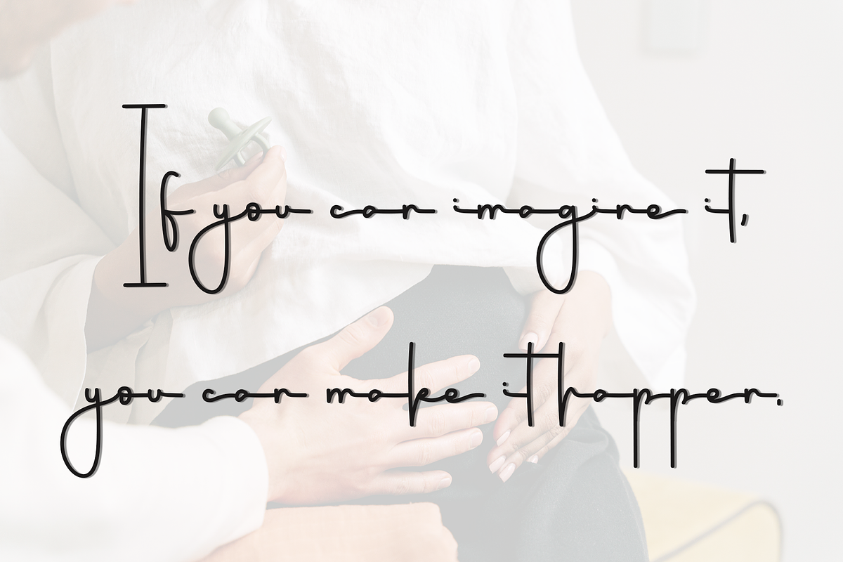 Patrick Tonight, a Handwritten Font by FreshTypeINK (Photo 6 of 8)