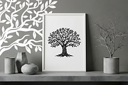 Elegant Olive Tree Silhouette, an Object Illustration by provector (Thumbnail 2 of 3)