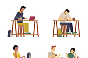 People character and coffee, a Food Illustration by Smiley Creative (Thumbnail 3 of 5)
