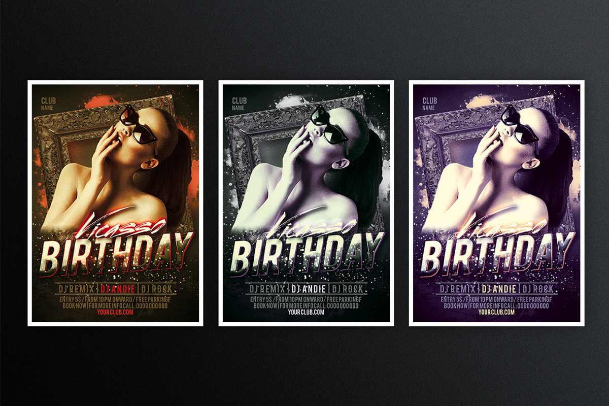Birthday Party, a Flyer Template by What a Story (Photo 3 of 5)