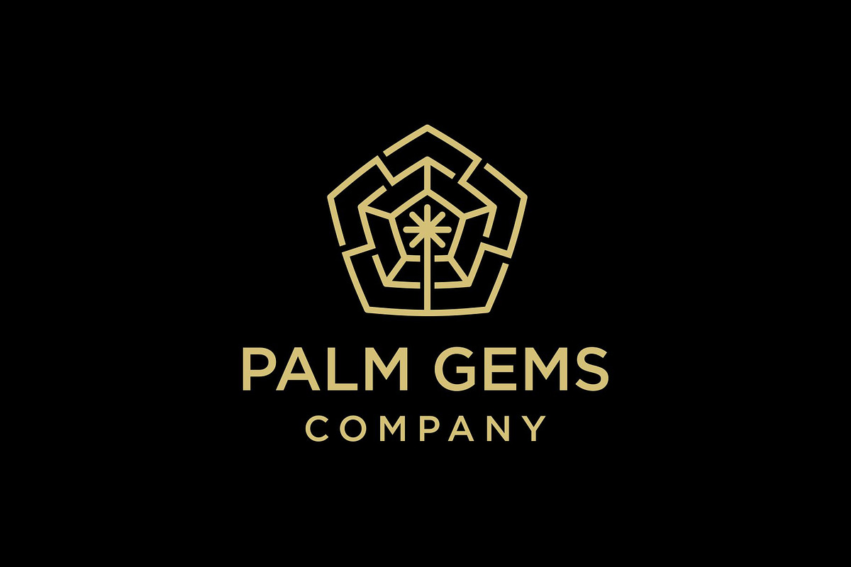 Palm Tree Gems Jewelry Logo, a Branding & Logo Template by Buqancreative (Photo 1 of 2)