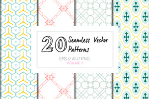 Seamless Vector Geometric Patterns