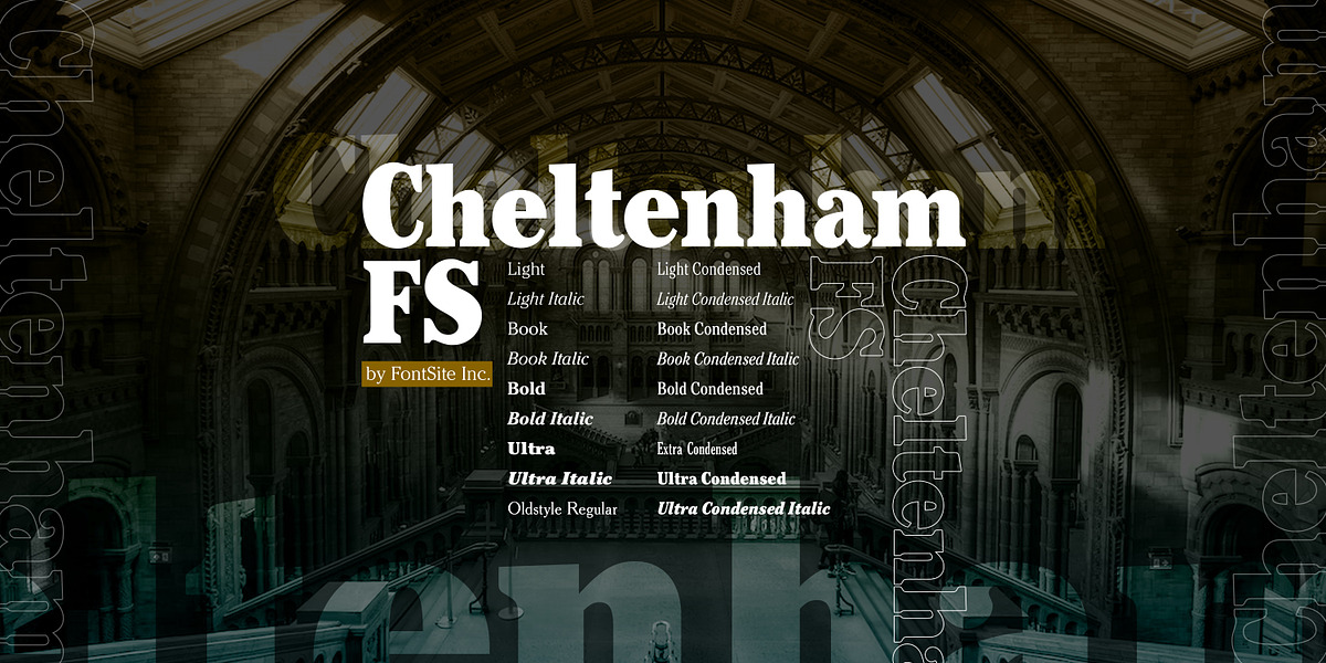 Cheltenham FS, a Serif Font by FontSite Inc. (Photo 1 of 2)