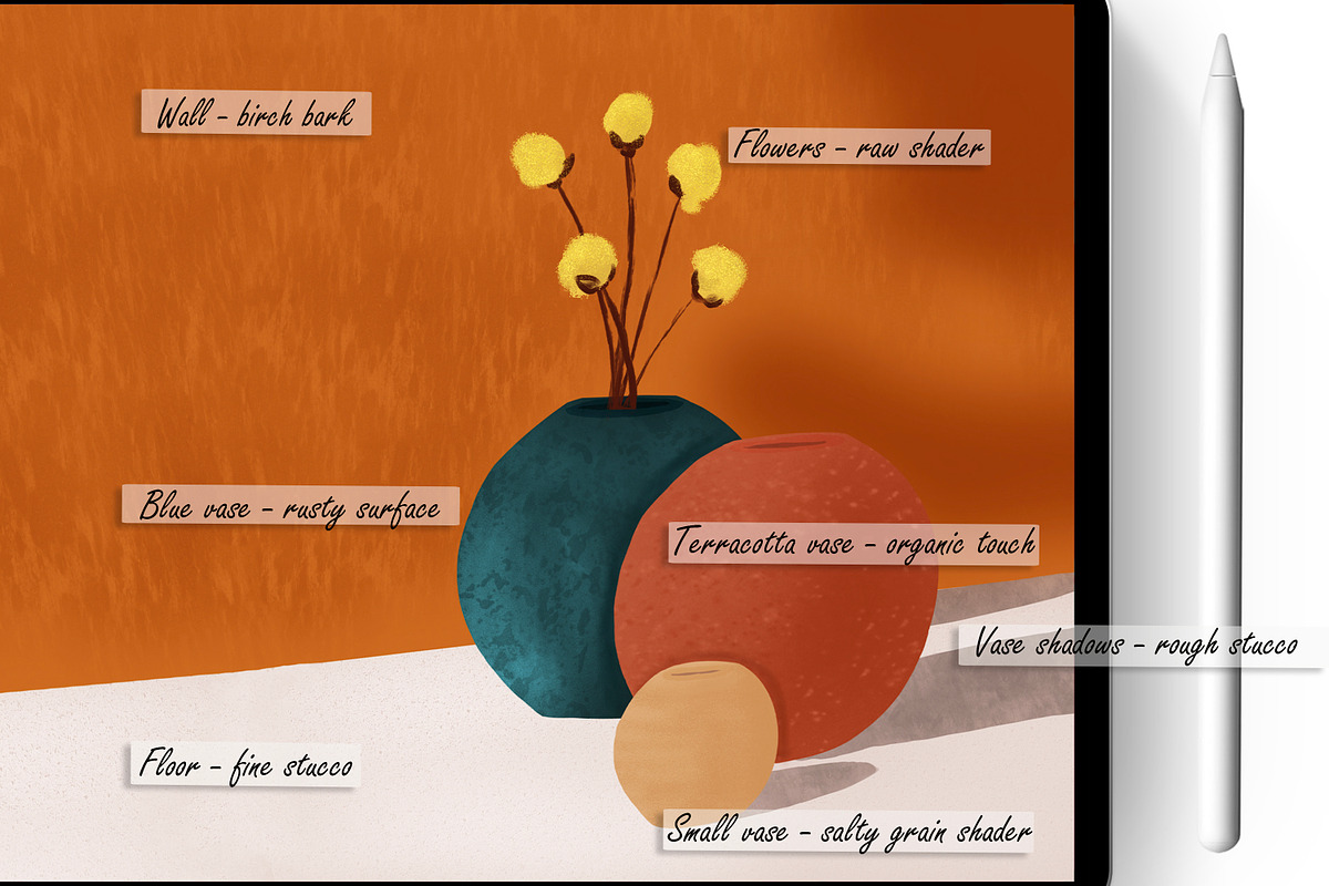 Massive Texture Pack for Procreate, a Brush Add-On by Liquid Amethyst Art (Photo 4 of 19)