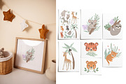 Safari Baby animals illustration, an Animal Illustration by OxanaTally (Thumbnail 6 of 18)