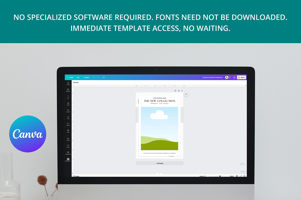 Wholesale Line Sheet Canva Template, a Flyer Template by SmmrDesign (Photo 5 of 9)
