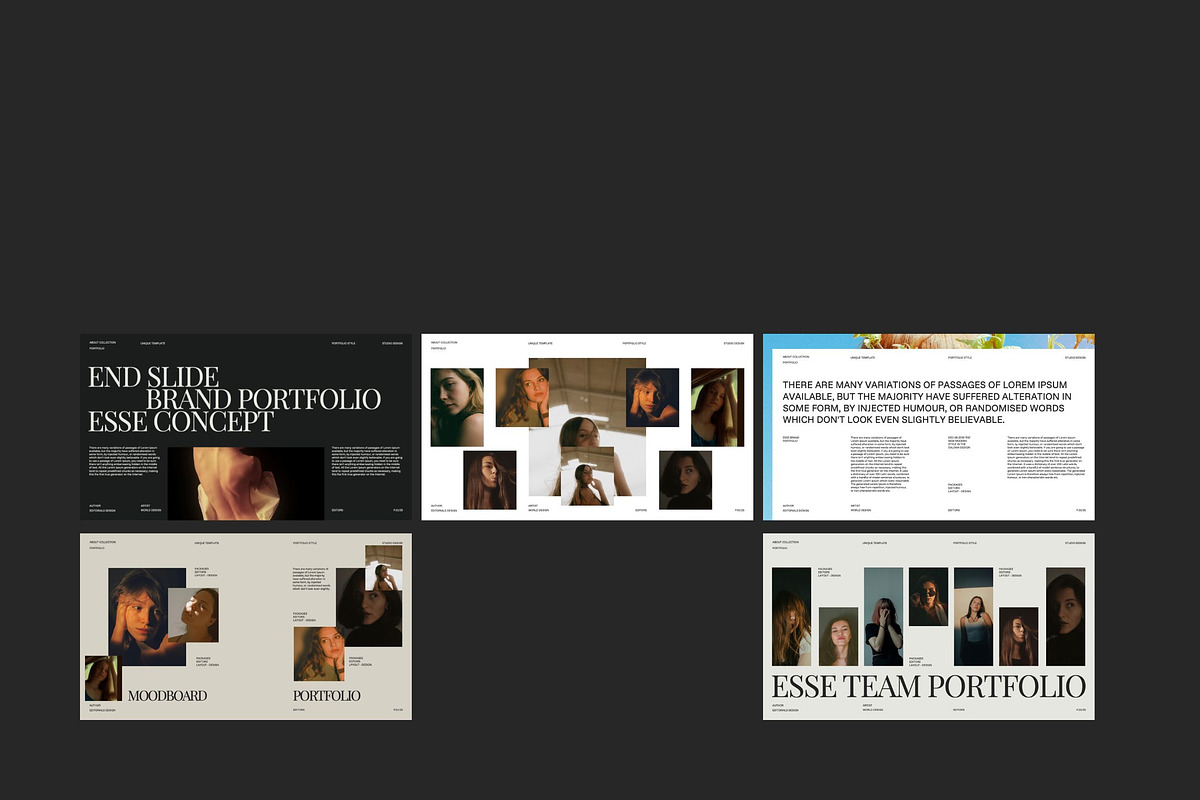 ESSE - Brand Portfolio Template, a Presentation Template by Creatorism (Photo 7 of 9)