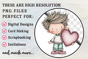 Goofy Valentine Human Cartoon Pack, a Person Illustration by RobertsArt (Thumbnail 2 of 7)