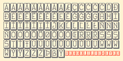 FeggoliteKeyed, a Symbol Font by Ingrimayne Type (Thumbnail 5 of 5)