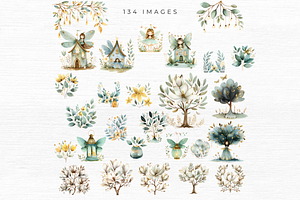 Fairy Garden Clipart, 134 PNG