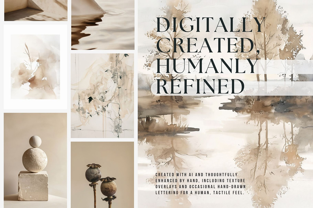 Soft Naturals | 100 art prints, a Background Graphic by Tale.Haus (Photo 2 of 9)