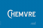 Chemvre for Branding & Vintage Logo, a Serif Font by ilhamtaro (Thumbnail 1 of 7)