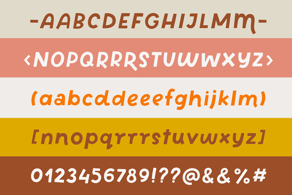 Tiny Titans | Display Font, a Script Font by Point and Poem (Photo 4 of 13)