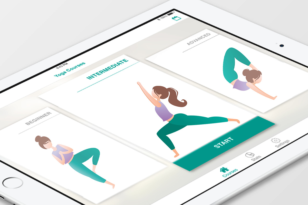 Huge yoga set in trendy style, a Healthcare Illustration by naum_studio (Photo 5 of 6)