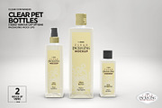 Clear Squared PET 3Bottles Mockup, a Packaging Mockup by INCDesign (Thumbnail 8 of 10)