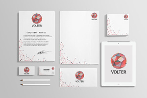 VOLTER Corporate Branding Mock-up