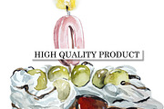 Watercolor Sketch. Homemade Food, a Food Illustration by Budogoshch (Thumbnail 5 of 5)