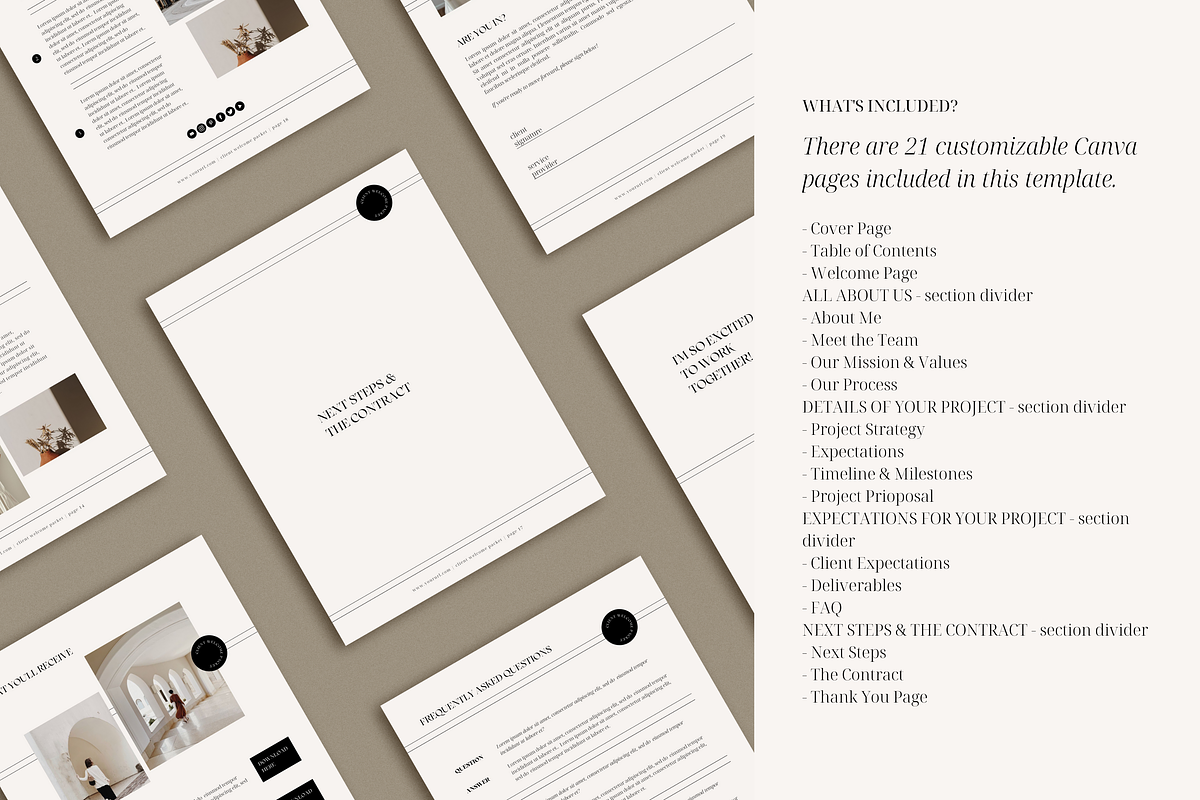 Client Welcome Packet | Onboarding, a Templates & Theme by Tiny Pine Creative (Photo 4 of 13)