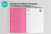 Recipes Book Canva A4 Template, a Magazine Template by DeLaGranSiete (Thumbnail 9 of 13)