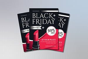 Black Friday Cosmetics Flyer