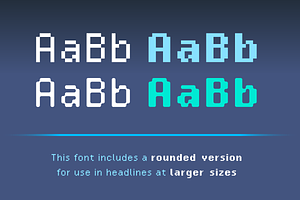 Standard Pixel Font 4 Styles