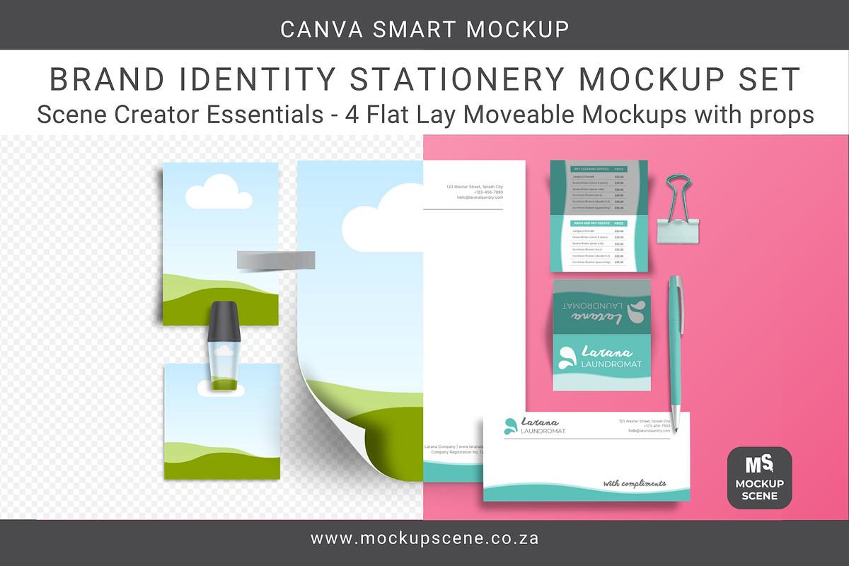 Brand Identity Canva Smart Mockup, a Mockup by Mockup Scene (Photo 1 of 11)