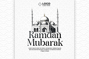 Ramadan Mubarak posts, a Social Media Template by AyyazMomin (Thumbnail 6 of 7)